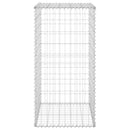 gabionvæg med dæksler 60x50x100 cm galvaniseret stål