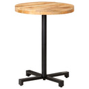bistrobord Ø60x75 cm rund ru mangotræ