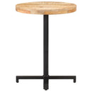 bistrobord Ø60x75 cm rund ru mangotræ