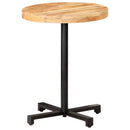bistrobord Ø60x75 cm rund ru mangotræ