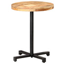 bistrobord Ø60x75 cm rund ru mangotræ
