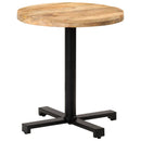 bistrobord Ø70x75 cm rund ru mangotræ