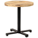 bistrobord Ø70x75 cm rund ru mangotræ
