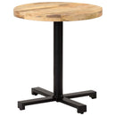 bistrobord Ø70x75 cm rund ru mangotræ