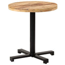 bistrobord Ø70x75 cm rund ru mangotræ