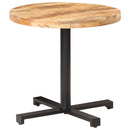 bistrobord Ø80x75 cm rund ru mangotræ