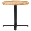 bistrobord Ø80x75 cm rund ru mangotræ