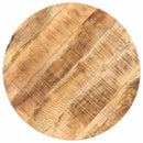 bistrobord Ø80x75 cm rund ru mangotræ