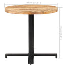 bistrobord Ø80x75 cm rund ru mangotræ