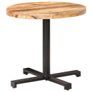 bistrobord Ø80x75 cm rund ru mangotræ