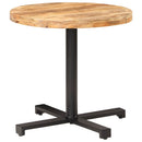 bistrobord Ø80x75 cm rund ru mangotræ