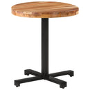 bistrobord Ø70x75 cm rundt massivt akacietræ