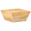 sofabord 66x66x30 cm V-facon massivt mangotræ