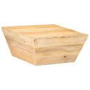 sofabord 66x66x30 cm V-facon massivt mangotræ
