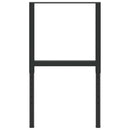 stel til arbejdsbænk 2 stk. 55x(69-95,5) cm metal sort