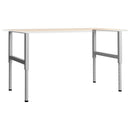 stel til arbejdsbænk 2 stk. 85x(69-95,5) cm metal grå
