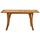 havebord 150x90x75 cm massivt akacietræ