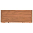 tv-bord 100x40x45 cm massivt teaktræ
