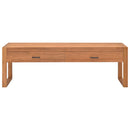 tv-bord 140x40x45 cm massivt teaktræ