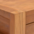 tv-bord 140x40x45 cm massivt teaktræ