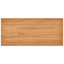 skrivebord 100x45x75 cm massivt teaktræ