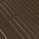 havebord 190x80x72 cm stål brun