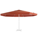 udskiftningsdug til parasol 500 cm terracottafarvet