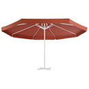 udskiftningsdug til parasol 500 cm terracottafarvet