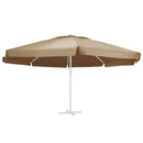 parasoldug 610 cm gråbrun