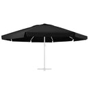 udskiftningsdug til parasol 610 cm sort