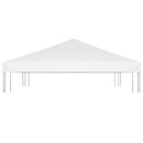 pavillontopdække 270 g/m² 3x3 m hvid