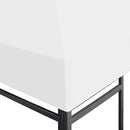 pavillontopdække 270 g/m² 3x3 m hvid