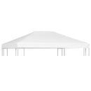 pavillontopdække 270 g/m² 4x3 m hvid