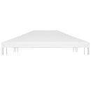 pavillontopdække 270 g/m² 4x3 m hvid