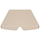 baldakin til havegynge 188/168x145/110 cm beige