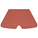 baldakin til havegynge 188/168x145/110 cm terrakottafarvet