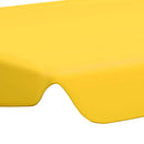 baldakin til havegynge 188/168x145/110 cm gul
