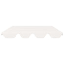 baldakin til havegynge 188/168x145/110 cm hvid
