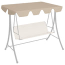 baldakin til havegynge 150/130x105/70 cm beige