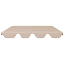 baldakin til havegynge 150/130x105/70 cm beige