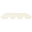 baldakin til havegynge 150/130x105/70 cm cremefarvet