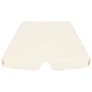 baldakin til havegynge 150/130x105/70 cm cremefarvet