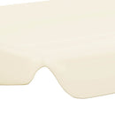 baldakin til havegynge 150/130x105/70 cm cremefarvet