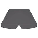 baldakin til havegynge 150/130x105/70 cm antracitgrå