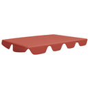 baldakin til havegynge 150/130x105/70 cm terrakottafarvet