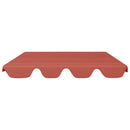 baldakin til havegynge 150/130x105/70 cm terrakottafarvet