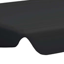 baldakin til havegynge 150/130x105/70 cm sort