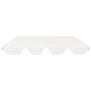 baldakin til havegynge 150/130x105/70 cm hvid
