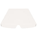 baldakin til havegynge 150/130x105/70 cm hvid