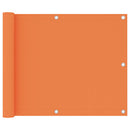 altanafskærmning 75x300 cm oxfordstof orange